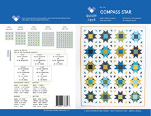 Load image into Gallery viewer, Patriotic Compass Star Quilt Kit-Throw Size