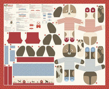 Load image into Gallery viewer, Dog Daze Fabric Book Panel by Stacy Iest Hsu for Moda Fabrics