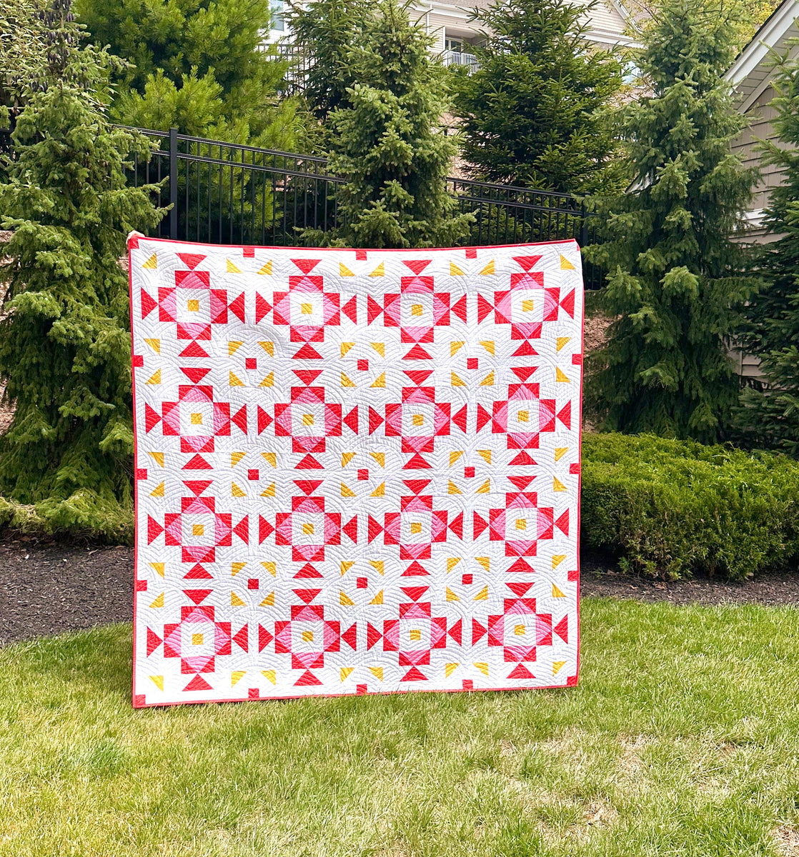 Swizzle Quilt Pattern by Mandi Persell of Sewcial Stitch 4 size option