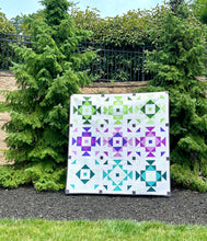 Load image into Gallery viewer, Swizzle Quilt Pattern by Mandi Persell of Sewcial Stitch 4 size options-PAPER PATTERN