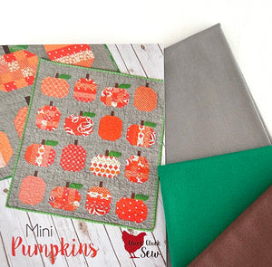 Mini Pumpkins Quilt Kit by Sewcial Stitch, a Cluck Cluck Sew Pattern