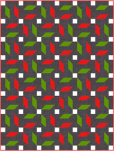 Load image into Gallery viewer, Christmas Propeller Quilt Kit Throw by Mandi Persell of Sewcial Stitch