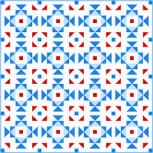 Load image into Gallery viewer, Patriotic Swizzle Solid Quilt Kit by Sewcial Stitch 3 size options
