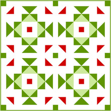 Load image into Gallery viewer, Swizzle Christmas Solid Quilt Kit by Sewcial Stitch 3 size options