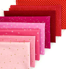 Load image into Gallery viewer, Happy Hearts Pink Throw Quilt Kit by Sewcial Stitch