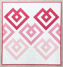 Load image into Gallery viewer, Happy Hearts Quilt Pattern by Mandi Persell of Sewcial Stitch 3 size options-PAPER PATTERN