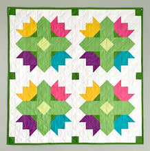 Load image into Gallery viewer, Tulip Twist Quilt Kit by Sewcial Stitch 4 size options