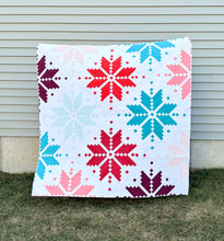 Load image into Gallery viewer, Knitted Star Quilt Kit Throw