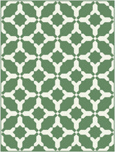 Load image into Gallery viewer, Lunch With Cate Green and Cream Solid Quilt Kit by Sewcial Stitch 4 size options