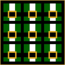 Load image into Gallery viewer, Elf or Leprechaun Quilt Kit by Sewcial Stitch 4 size options