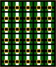 Load image into Gallery viewer, Elf or Leprechaun Quilt Kit by Sewcial Stitch 4 size options