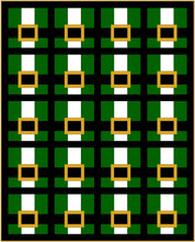 Load image into Gallery viewer, Elf or Leprechaun Quilt Kit by Sewcial Stitch 4 size options