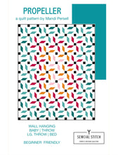 Load image into Gallery viewer, Propeller Quilt Pattern by Mandi Persell of Sewcial Stitch-PDF PATTERN
