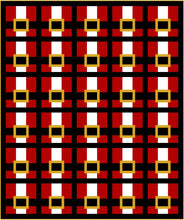 Load image into Gallery viewer, Santa Suit Quilt Pattern by Mandi Persell of Sewcial Stitch-PDF PATTERN