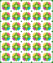 Load image into Gallery viewer, Tulip Twist Quilt Kit by Sewcial Stitch 4 size options