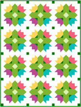 Load image into Gallery viewer, Tulip Twist Quilt Kit by Sewcial Stitch 4 size options