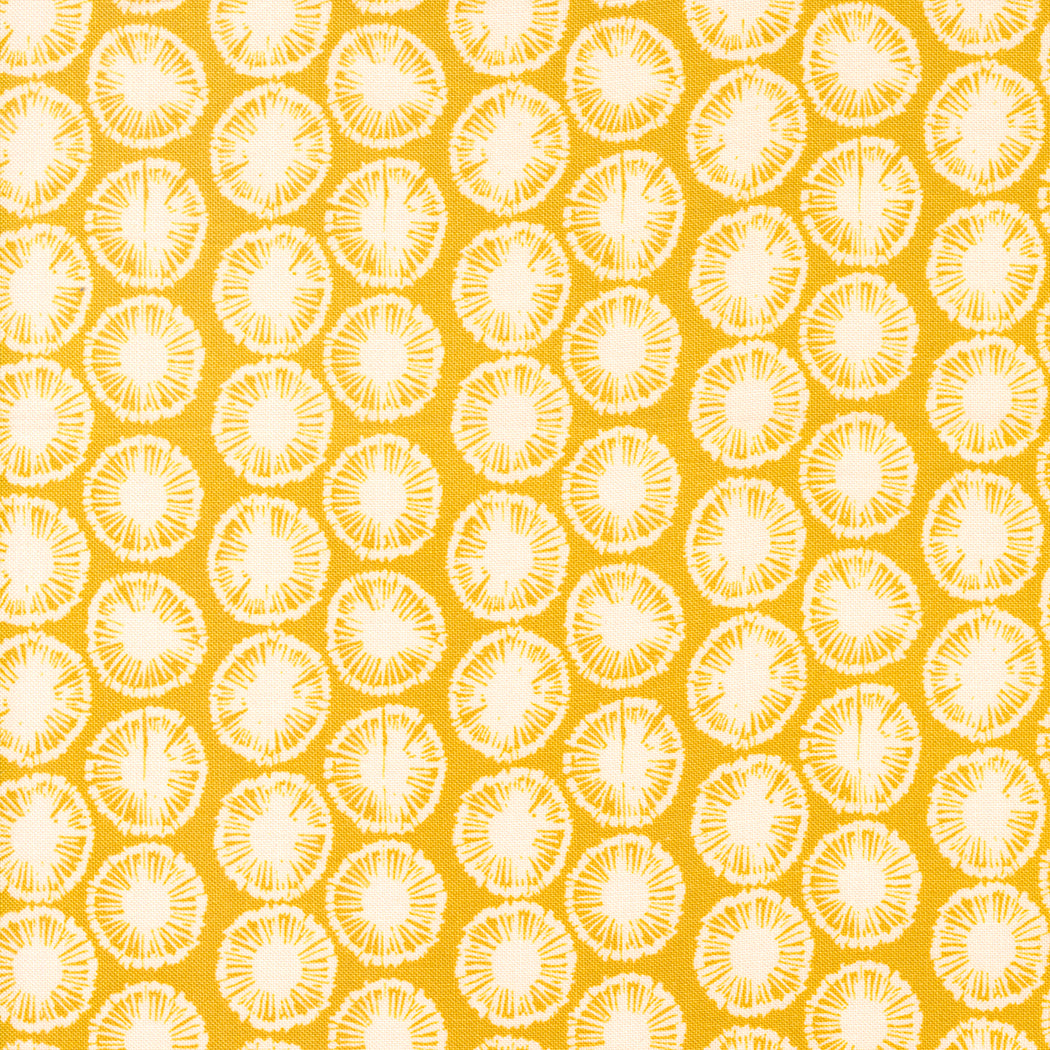 Willow Golden Yellow Geometric Fabric by 1 Canoe 2 for Moda Fabrics