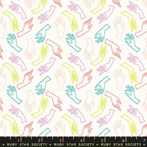 Adorn Hand Fabric by Ruby Star Society for Moda