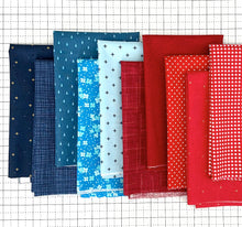 Load image into Gallery viewer, America Patriotic Fat Quarter Bundle Custom Curated by Sewcial Stitch