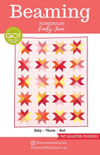 Load image into Gallery viewer, Christmas Beaming Throw Quilt Kit-Pattern by Emily Tindall of Homemade Emily Jane