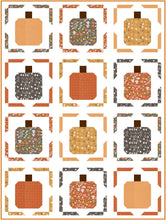Load image into Gallery viewer, Birch and Willow Pumpkin Pop Quilt Kit by Sewcial Stitch 3 size options