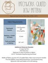 Load image into Gallery viewer, Patriotic Quilted Bow Kit - Red White and Blue -Brooklyn Dawn Quilt Co.