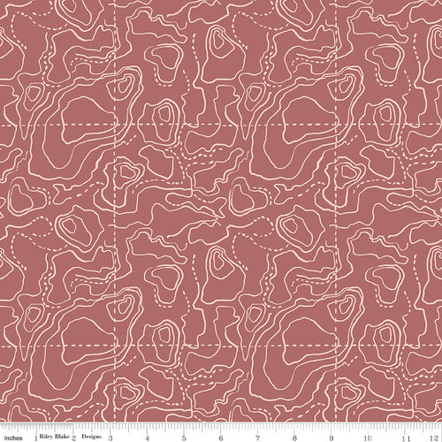 Wildwood Wander Rose Pink Fabric by Riley Blake Designs