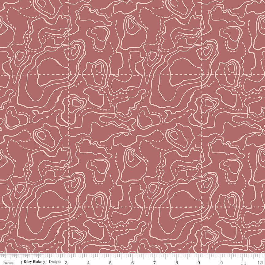 Wildwood Wander Rose Pink Fabric by Riley Blake Designs