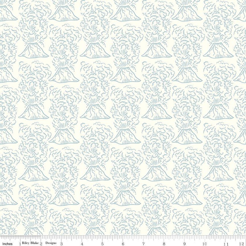 Roar Dinosaur Fabric by Citrus and Mint for Riley Blake Designs
