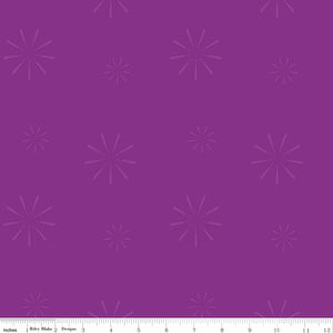 Make Seam Ripper Purple Fabric by Kristy Lea for Riley Blake Designs