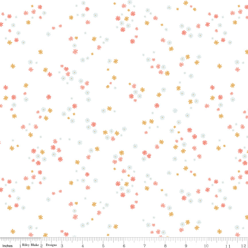 Between The Pages Ditsy Low Volume Fabric by Fran Gulick For Riley Blake Designs