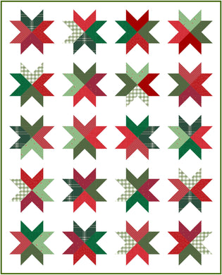 Christmas Beaming Throw Quilt Kit-Pattern by Emily Tindall of Homemade Emily Jane