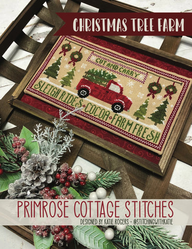 Christmas Tree Farm Cross Stitch Pattern by Katie Rogers of Primrose Cottage Stitches
