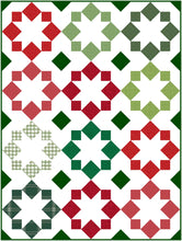 Load image into Gallery viewer, Christmas Stellar Mosaic Quilt Kit-Throw size