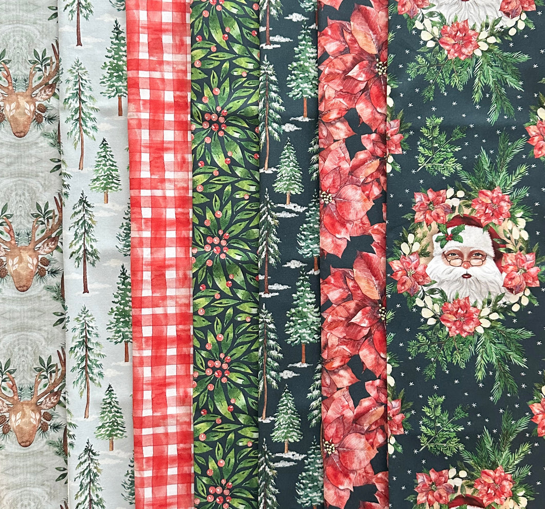 Christmas Traditions Fat Quarter Bundle by Paintbrush Studios