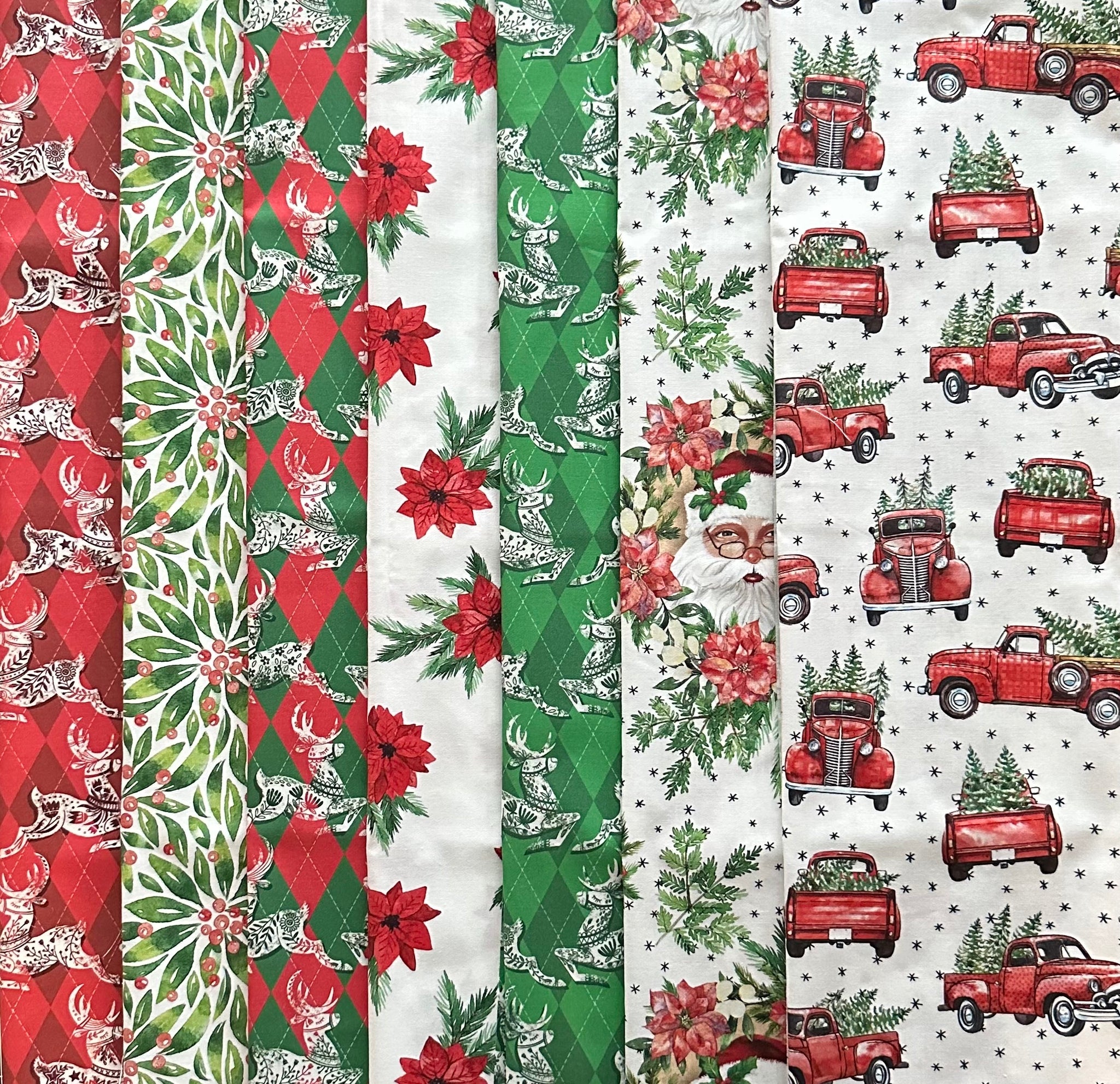 LIMITED EDITION - Christmas and Winter Mystery Fat Quarters - 10 Fat  Quarter Bundles