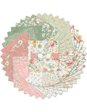 Load image into Gallery viewer, Daisy Days 5 Karat Crystal Charm Pack 5&quot; Fabric Squares by Beth Grove for Wilmington Prints