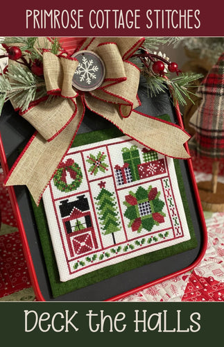 Deck The Halls Cross Stitch Pattern by Lindsey Weight of Primrose Cottage Stitches