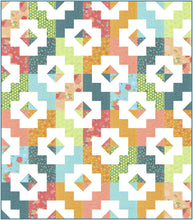 Load image into Gallery viewer, Honeyed Horizon Diamond Pop Quilt Kit- Emily Dennis 2 Size Options