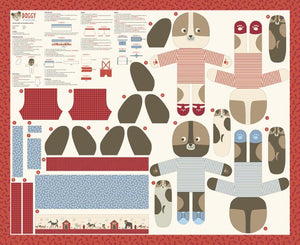 Dog Daze Fabric Book Panel by Stacy Iest Hsu for Moda Fabrics