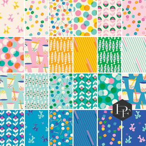 Modern Half Hexi Lap Size Quilt Kit Eye Candy Fabric by Ruby Star Society