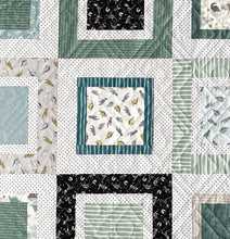 Load image into Gallery viewer, The Flip Side Dinosaur Throw Quilt Kit - Pattern by Lindsey Weight of Primrose Cottage Quilts