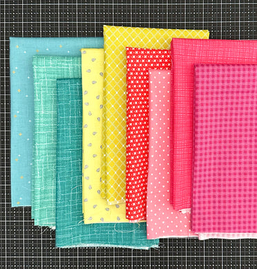Fluorescent Fat Quarter Bundle by Sewcial Stitch