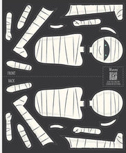 Load image into Gallery viewer, Frank and Friends Skeleton Doll Panel by My Mind's Eye for Riley Blake Designs