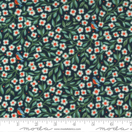 Frankie Sincere Floral Black Fabric by BasicGrey for Moda