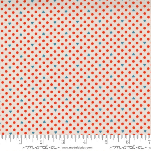 Frankie Heart Dot Low Volume Fabric by BasicGrey for Moda