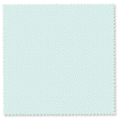 Fresh Morning Light Aqua Dots Fabric by Felicity Fabrics