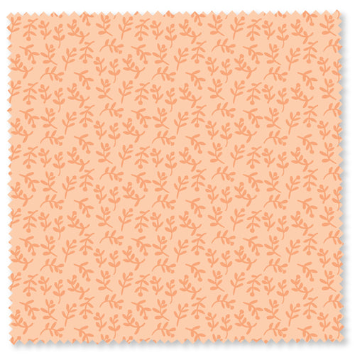 Fresh Morning Peach Floret Fabric by Felicity Fabrics