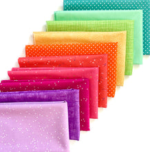 Load image into Gallery viewer, Happy Rainbow Custom Curated Fat Quarter Bundle by Sewcial Stitch
