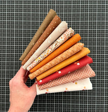 Load image into Gallery viewer, Harvest Fat Quarter Bundle Custom Curated by Sewcial Stitch